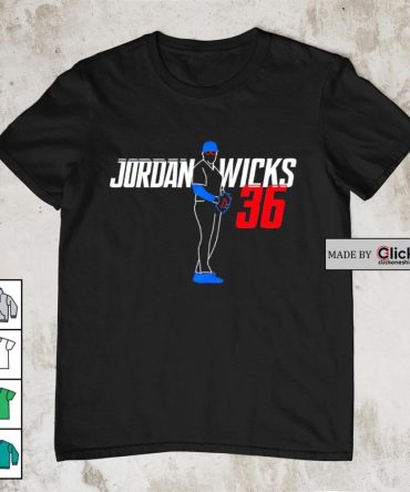 Chicago Cubs Jordan Wicks 36 Baseball Shirt