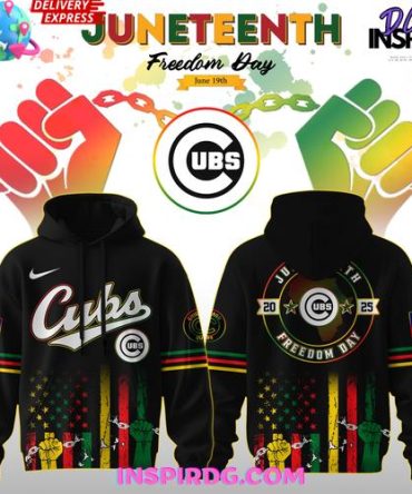 Chicago Cubs Juneteenth Day 2025 Special All Over Print Hoodie