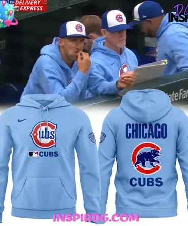 Chicago Cubs Light Blue 2Nd Alternate Special All Over Print Hoodie