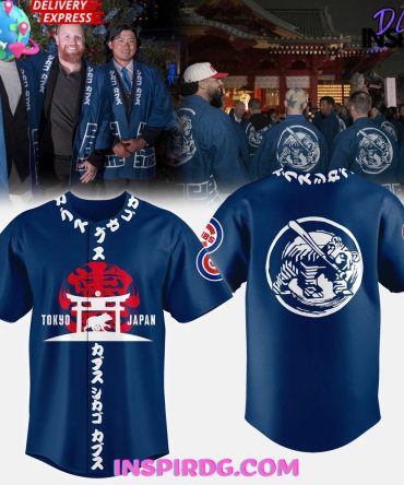 Chicago Cubs Mlb World Tour Series 2025 Baseball Jersey