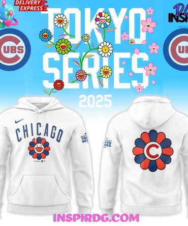 Chicago Cubs Mlb World Tour Tokyo Series 2025 All Over Print Hoodie, 3D Hoodie