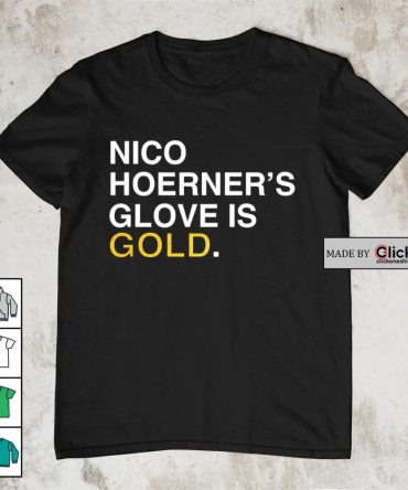 Chicago Cubs Nico Hoerner'S Glove Is Gold Shirt