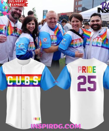 Chicago Cubs Pride Celebration 2025 Baseball Jersey