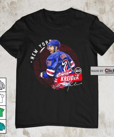 Chris Kreider New York Rangers Signature Dots Shirt