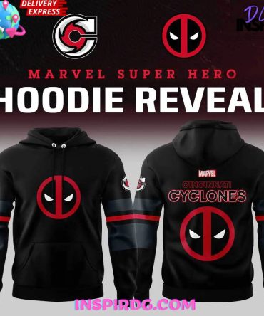 Cincinnati Cyclones Marvel Deadpool Hoodie