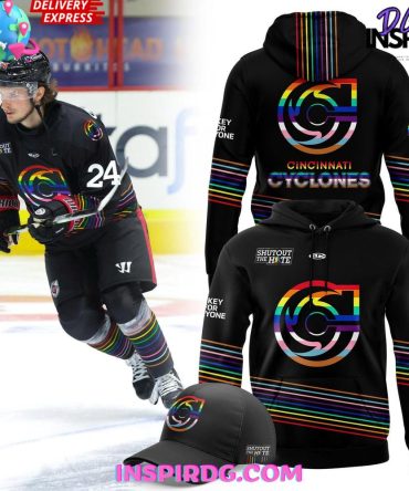 Cincinnati Cyclones Shutout The Hate 2025 Edition All Over Print Hoodie