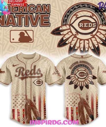 Cincinnati Reds Native American Heritage Honor 2025 Edition Baseball Jersey