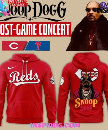 Cincinnati Reds Snoop Dogg Post-Game Concert All Over Print Hoodie, 3D Hoodie
