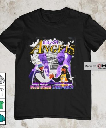 City Of Los Angeles Lakers Kobe Bryant 1978 2020 Nipsey Hussle 1985 2019 Shirt