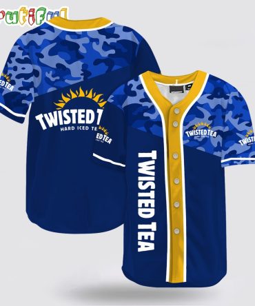Classic Camouflage Twisted Tea Baseball Jersey