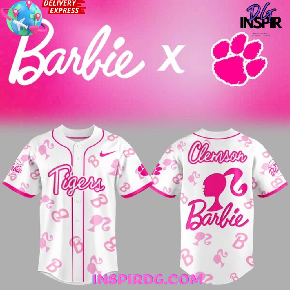 Clemson Tiger X 2025 Barbie Night Special Baseball Jersey