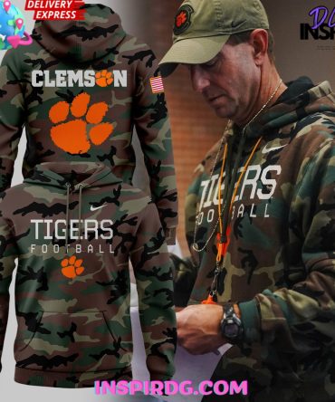 Clemson Tigers 2024 Military Appreciation Special Camo Hoodie