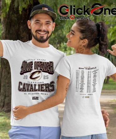 Cleveland Cavaliers Cavs Home Opener 2025-2026 Two-Sided T-Shirt