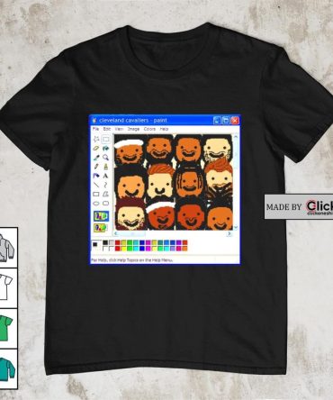 Cleveland Cavaliers Players Paint Shirt
