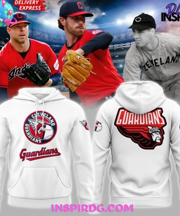 Cleveland Guardians Mlb 2024 White Hoodie