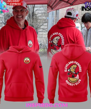 Cleveland Pierogies Hockey Club Special Edition Red All Over Print Hoodie