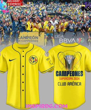 Club America Campeones Super Copa 2024 Baseball Jersey