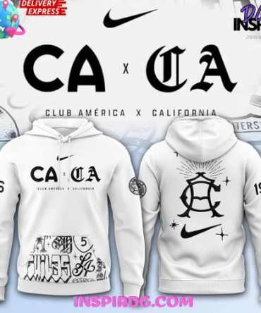Club América X California 2025 Limited Nike All Over Print Hoodie