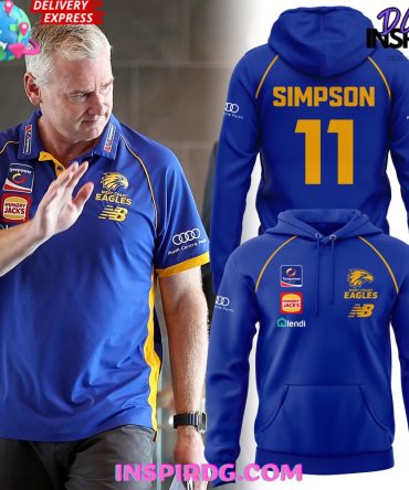 Coach Adam Simpson West Coast Eagles Hoodie