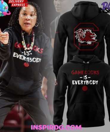 Coach Dawn Staley South Carolina Gamecocks Vs Everybody All Over Print Hoodie, 3D Hoodie