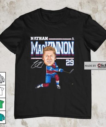 Colorado Avalanche Nathan Mackinnon 29 Signature Cartoon Shirt
