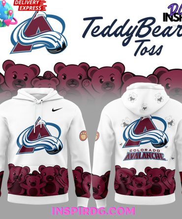 Colorado Avalanche Teddy Bear Toss Special All Over Print Hoodie, 3D Hoodie