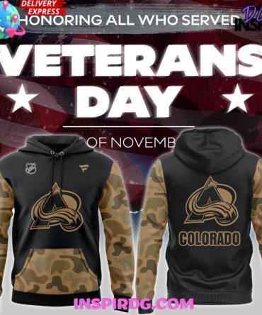 Colorado Avalanche Veterans Day 2024 Special Hoodie