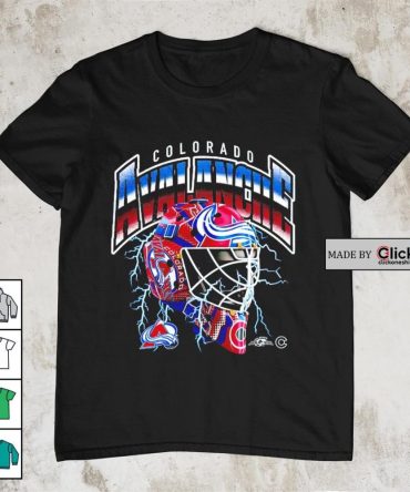 Colorado Avalanche Crease Lightning Helmet Shirt