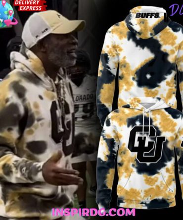 Colorado Buffaloes Letterman Tie Dye Special Hoodie