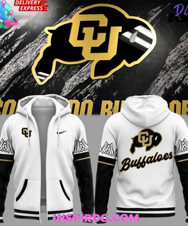 Colorado Buffaloes Special Edition 2024 White Zip Hoodie