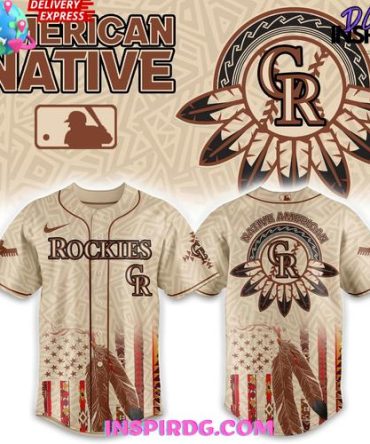 Colorado Rockies Native American Heritage Honor 2025 Edition Baseball Jersey