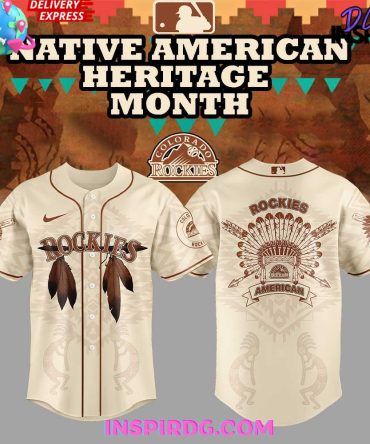 Colorado Rockies Native American Heritage Month 2025 Baseball Jersey