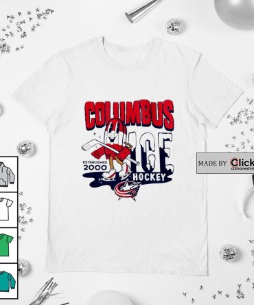 Columbus Blue Jackets Ice Hockey Established 2000 Popsicle Shirt