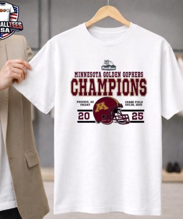 Congrats Minnesota Golden Gophers Football Named To Champions 2025 Rate Bowl Helmet Unisex Shirt