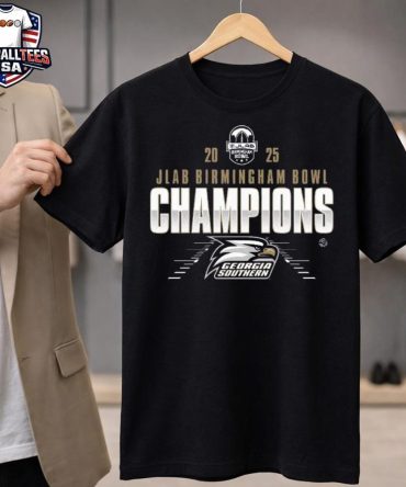 Congratulations To Georgia Southern Eagles 2025 Jlab Birmingham Bowl Champions Locker Room Unisex Shirt
