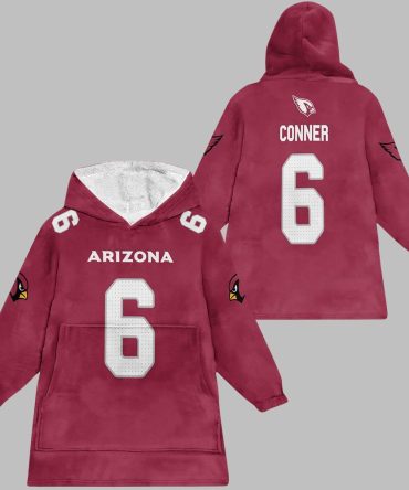 Conner 6 Arizona Football Blanket Hoodie