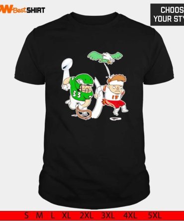Cooper Dejean Philadelphia Eagles And Patrick Mahomes Kansas City Chiefs Champions Super Bowl Shirt
