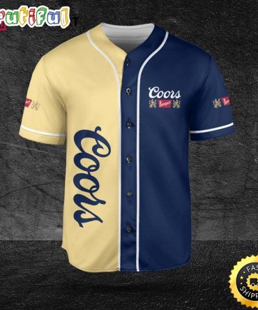 Coors Banquet Beer Lovers Baseball Jersey