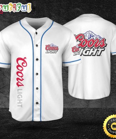 Coors Light Beer Lovers Baseball Jersey