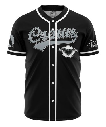 Crows Snow Game Of Thrones Baseball Jersey