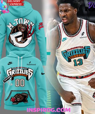 Vancouver Grizzlies Hardwood Classics 2025 Custom Blue All Over Print Hoodie, 3D Hoodie