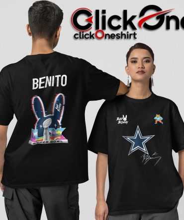 Dallas Cowboys Bad Bunny 2026 Super Bowl Lx Two-Sided T-Shirt