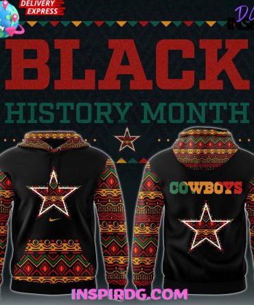 Dallas Cowboys Black History Month 2025 Limited All Over Print Hoodie, 3D Hoodie