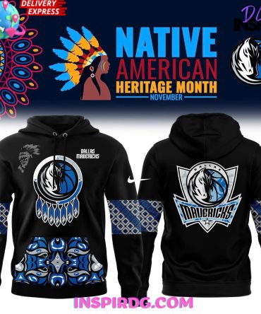 Dallas Mavericks Nba 2024 Native American Heritage Hoodie