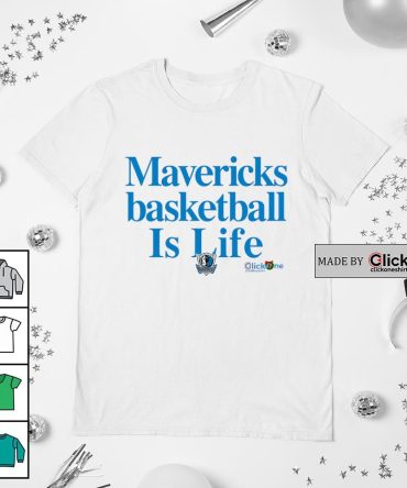 Dallas Mavericks Basketball Is Life Shirt