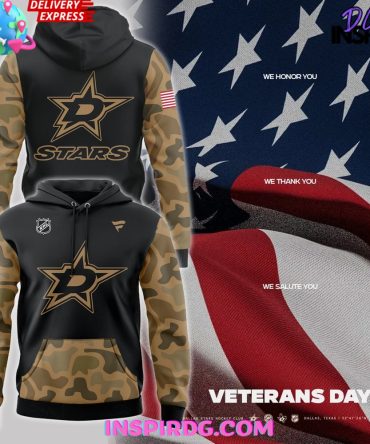 Dallas Stars Veterans Day 2024 Special Hoodie