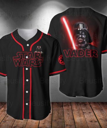 Star Wars Darth Vader Baseball Jersey - Iconic Sith Lord Design For Fans