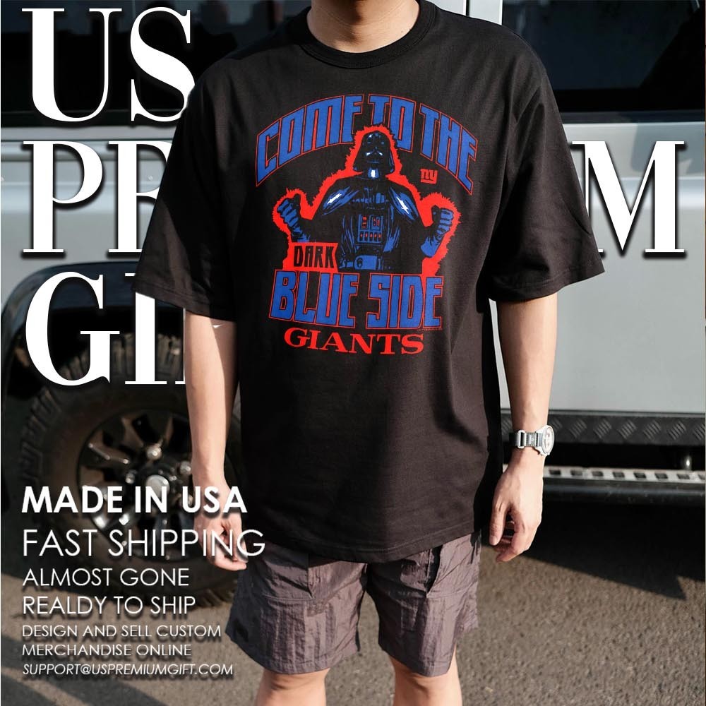 Darth Vader Come To The New York Giants Nfl Star Wars Shirt