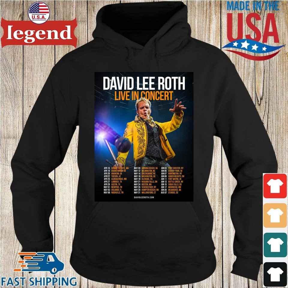 David Lee Roth Live In Concert 2026 North America T-Shirt - Image 2