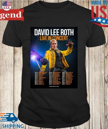 David Lee Roth Live In Concert 2026 North America T-Shirt
